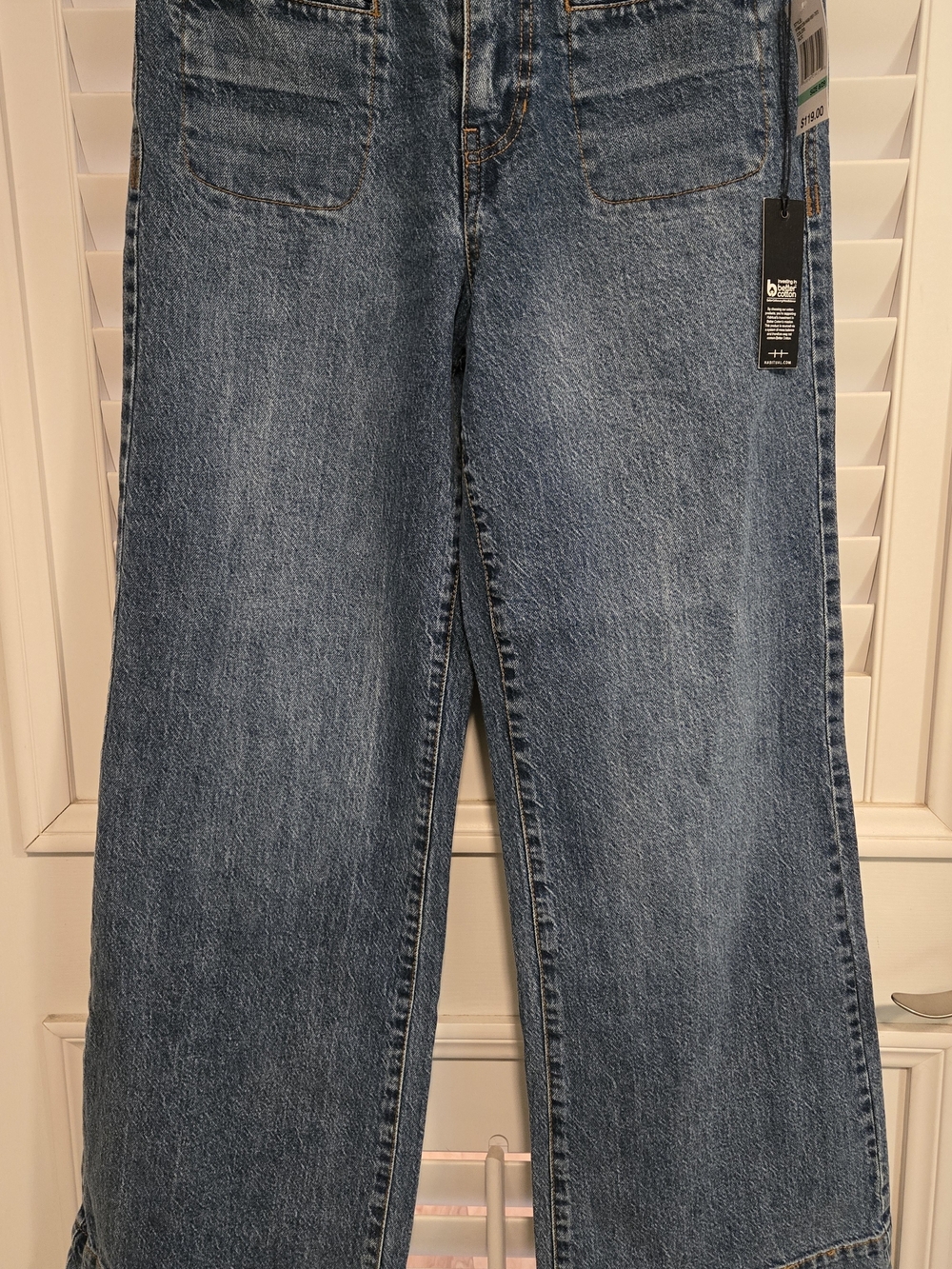 Classic Wide-Leg Women’s Jeans - Blue
